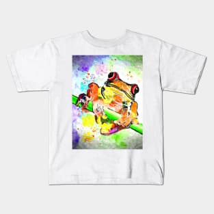 Red Eyed Tree Frog Kids T-Shirt